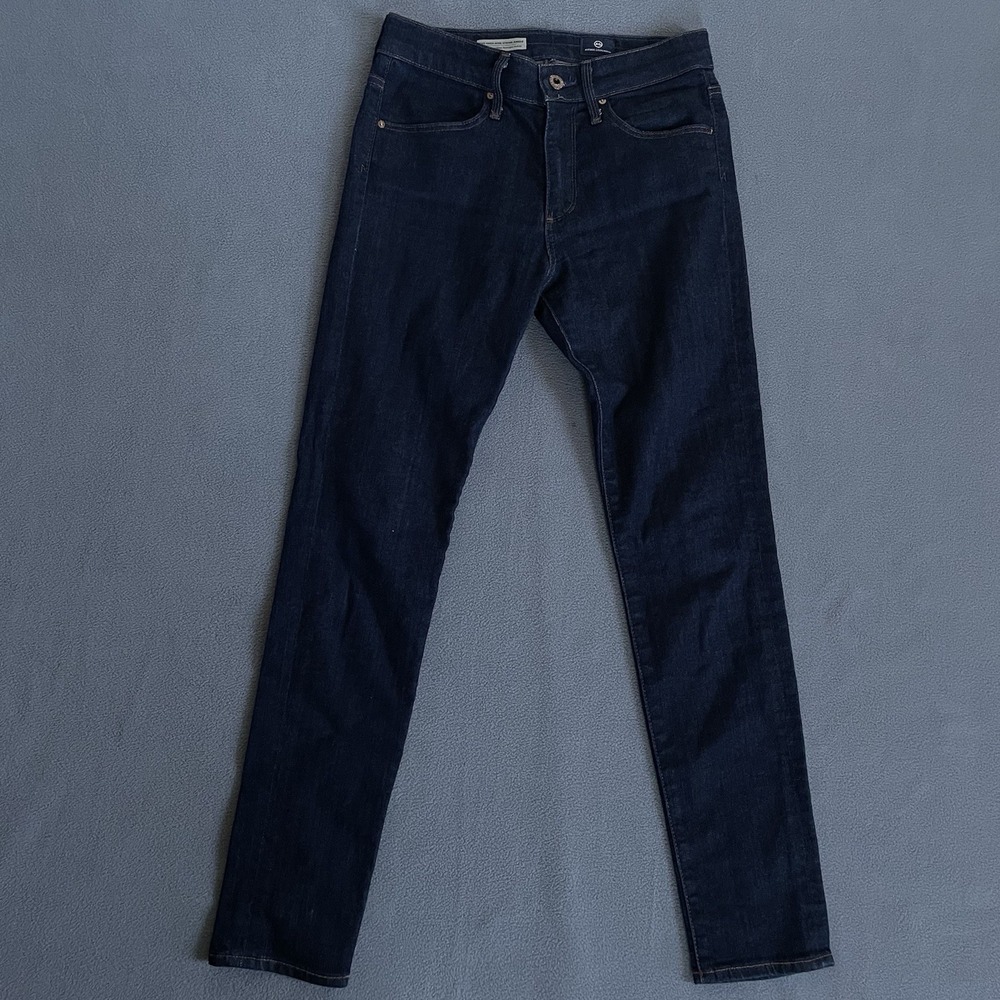 AG Adriano Goldschmied Jeans Slim Straight‎ Stevie Ankle Women's Size 26R Blue